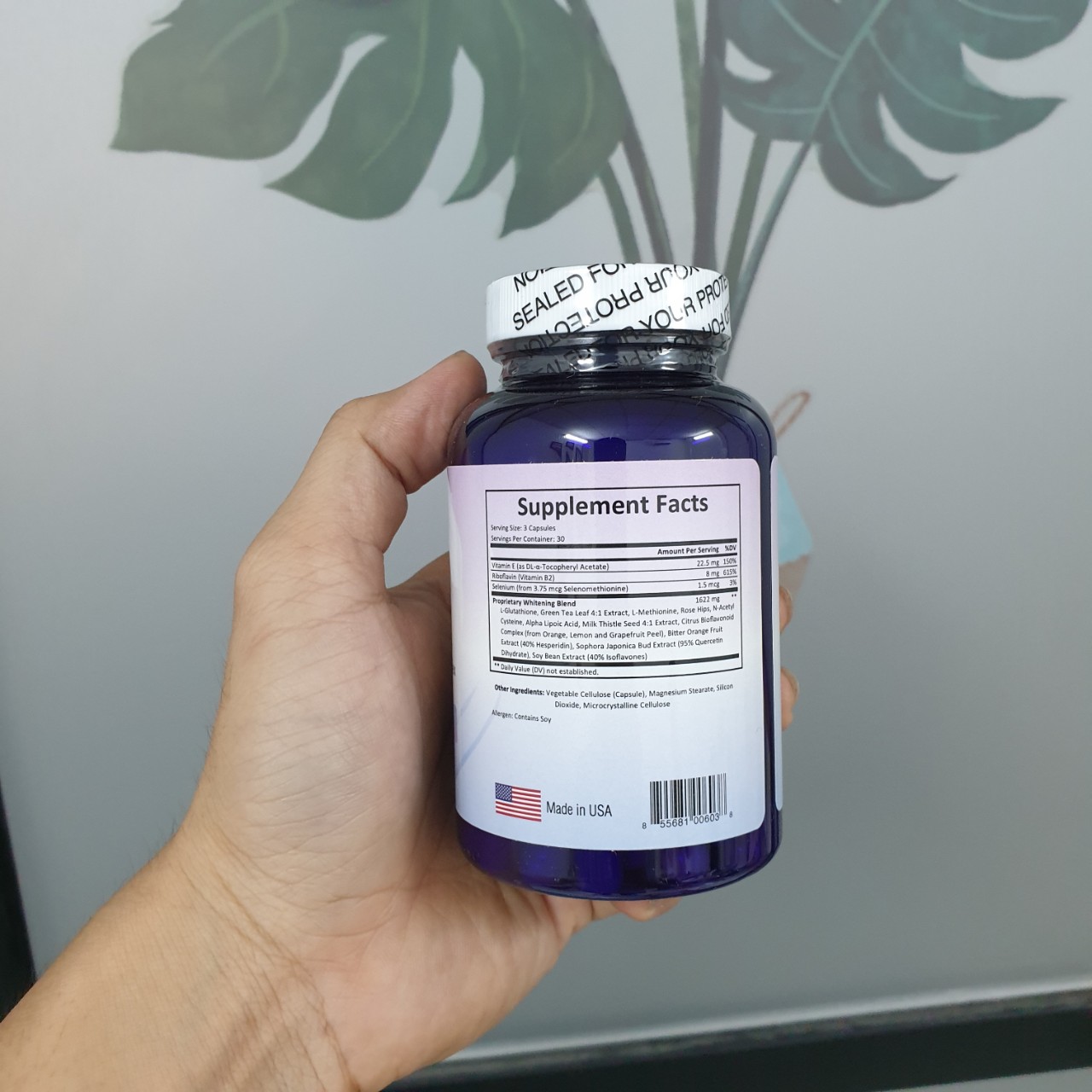 Viên uống trắng da relumin 90 viên 1650mg