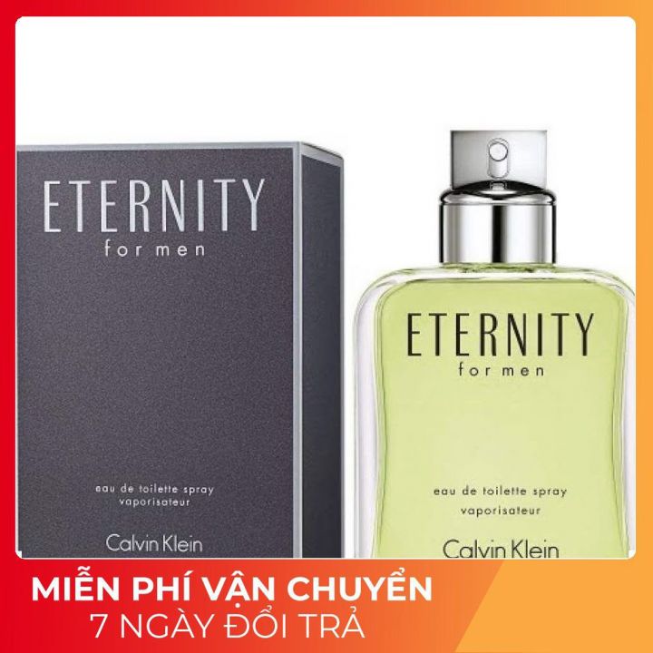 [AUTHENTIC] NƯỚC HOA NAM CALVIN KLEIN ETERNITY EDT 200ML CHÍNH HÃNG