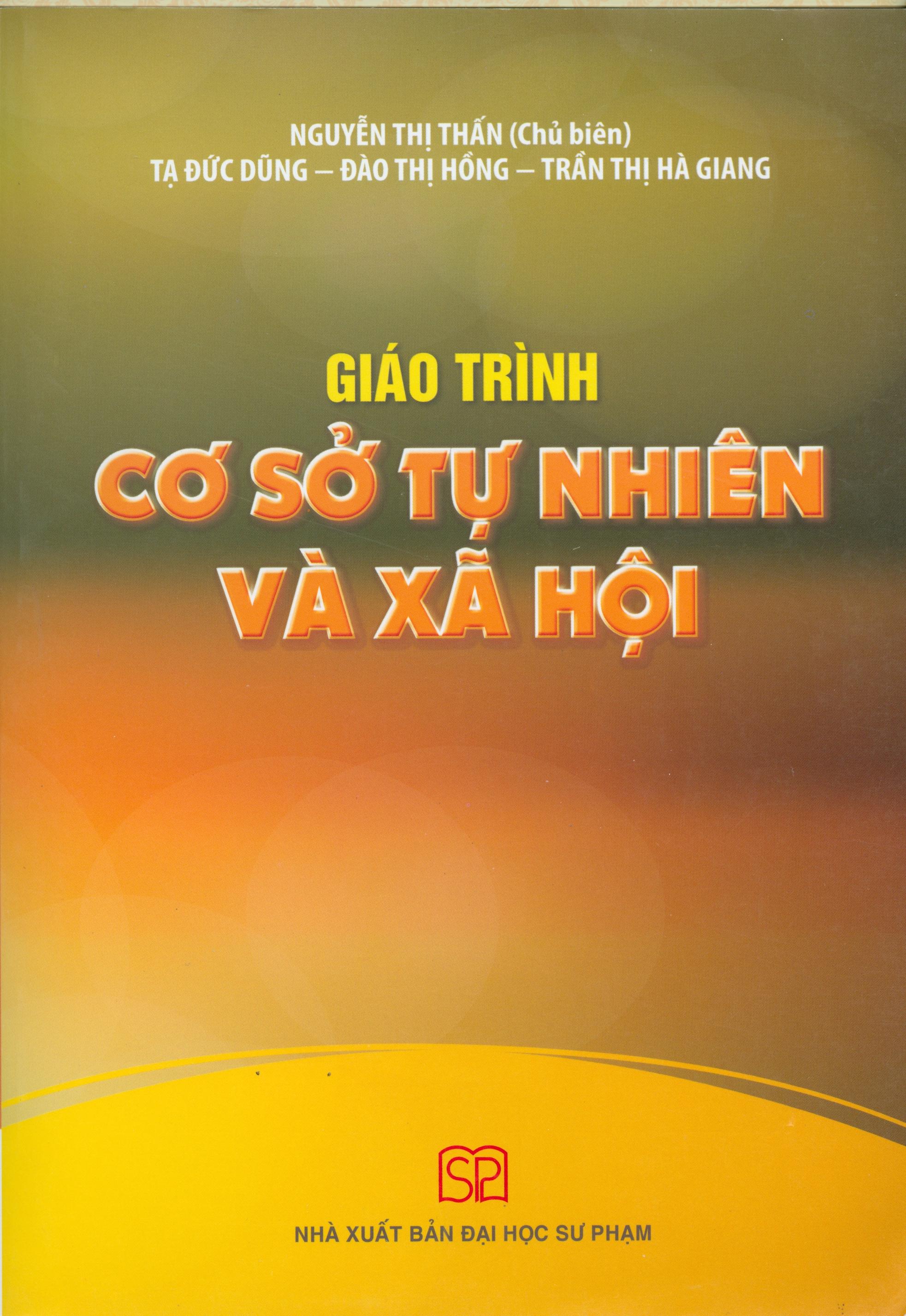 Giáo Trình Cơ Sở Tự Nhiên Và Xã Hội