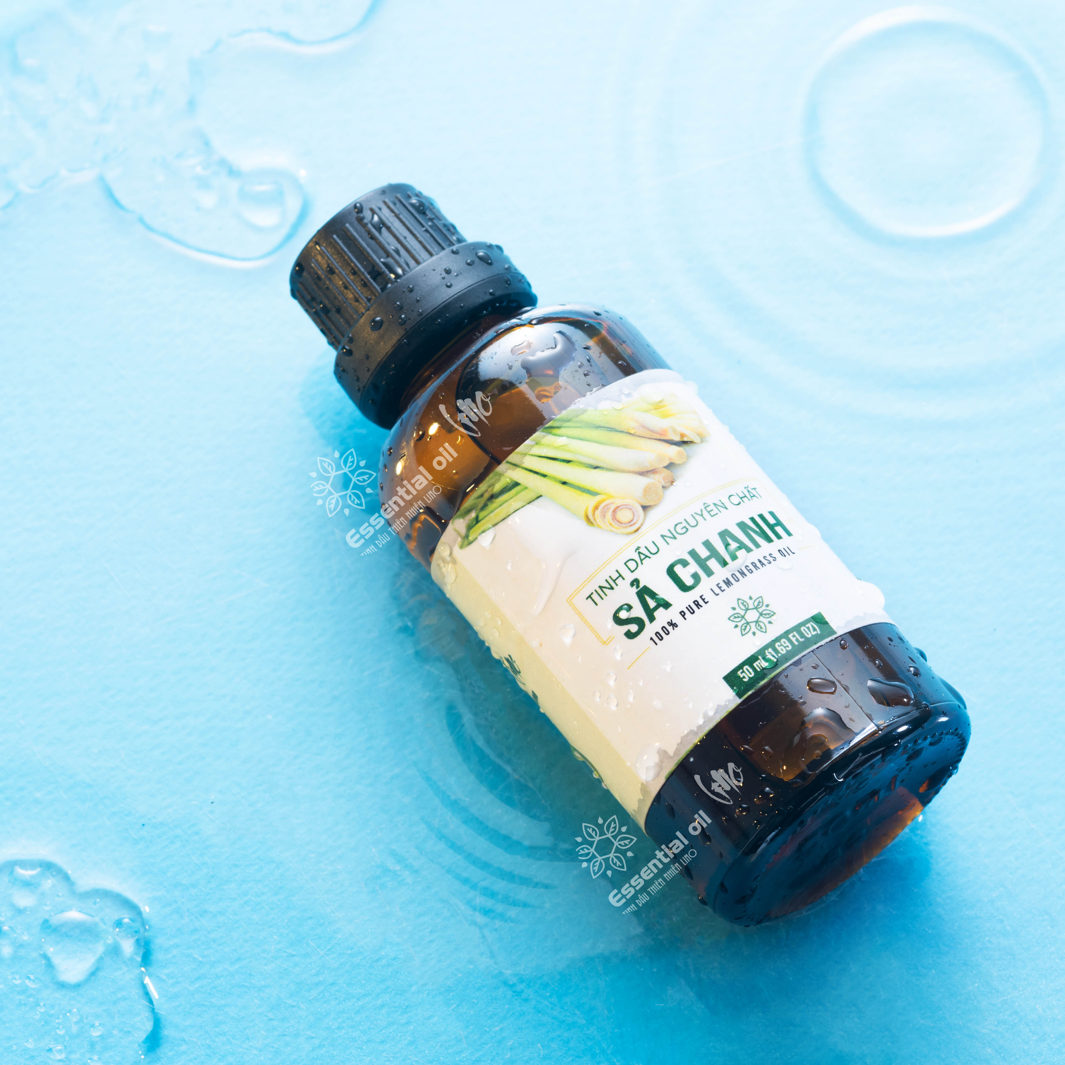 Tinh dầu sả chanh LINO 30ml, tinh dầu xông phòng nguyên chất giúp đuổi muỗi, khử mùi, khử khuẩn, đuổi côn trùng