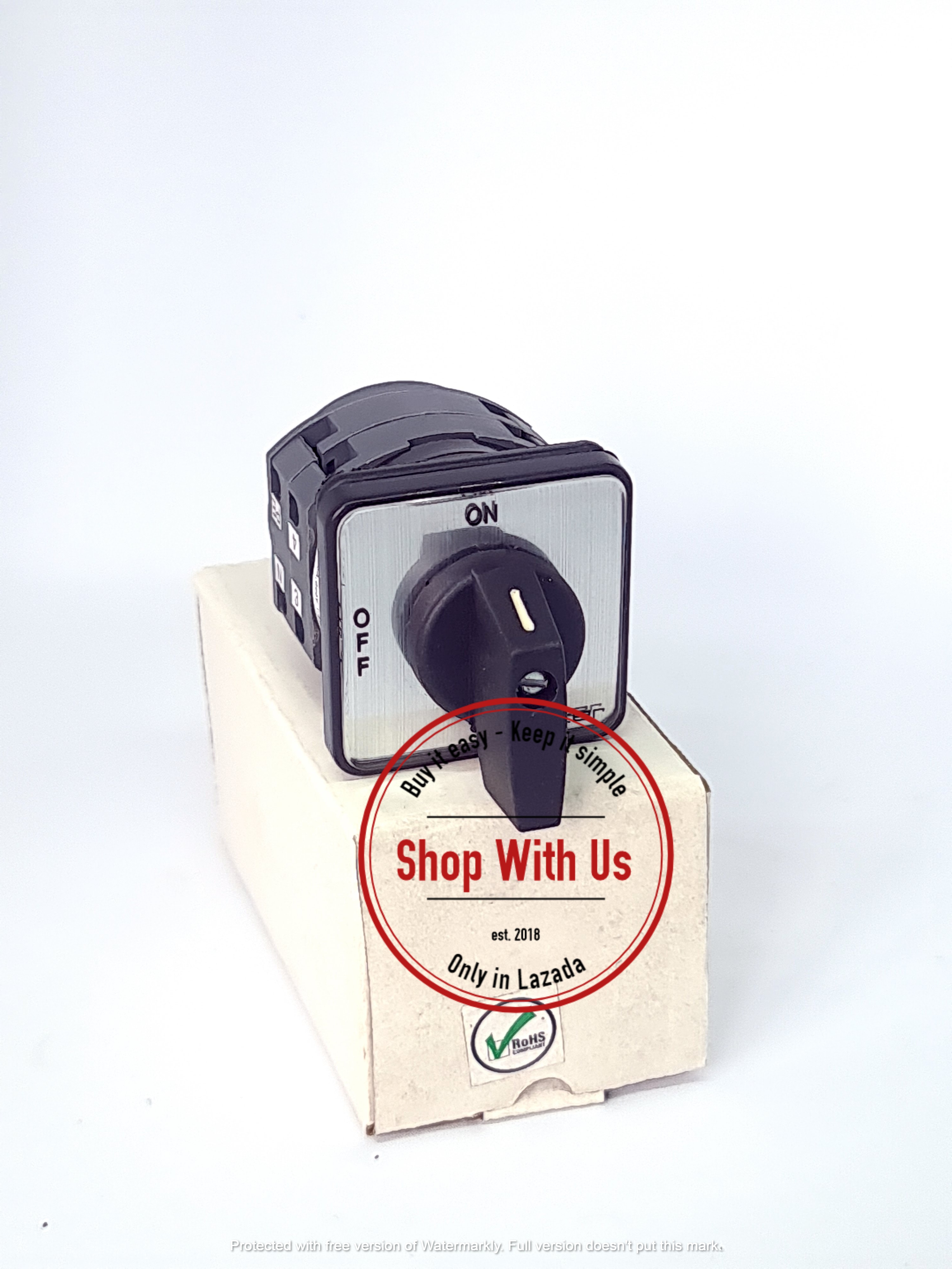 Chuyển mạch ON-OFF - Công tắc xoay OFF-ON TP16 61178 - Chuyển mạch 2 vị trí Ấn Độ - Chuyển mạch On-Off Salzer - chuyển mạch Salzer