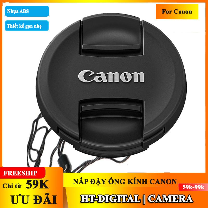Nắp đậy ống kính canon 49mm 52mm 58mm 77mm