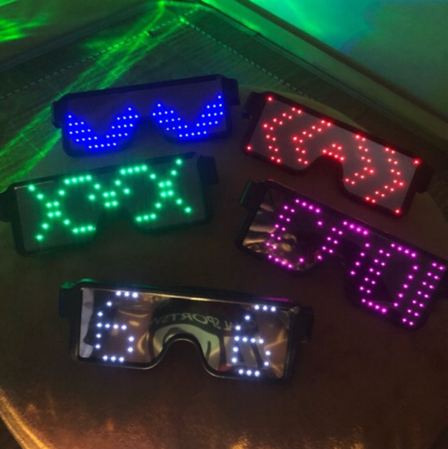 Mắt kính LED 8 chế độ sáng phù hợp cho tiệc đêm,Bar vũ trường tạo sự khác biệt