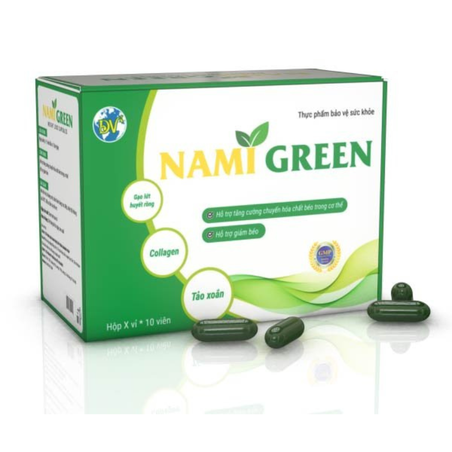 Thực phẩm bảo vệ sức khỏe Nami Green hỗ trợ giảm cân