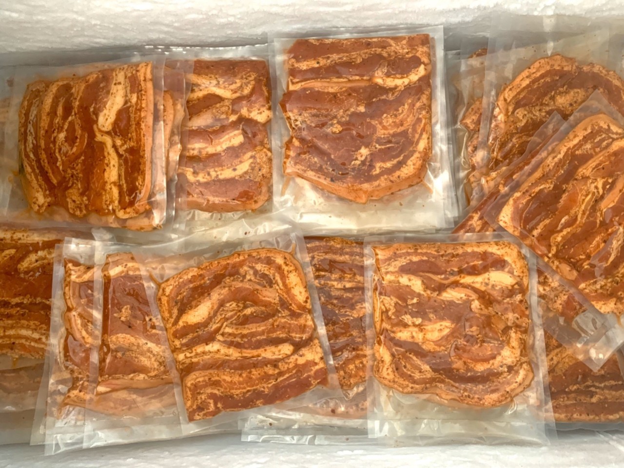 Ba rọi 1 nắng - thịt ướp sẵn (1kg)