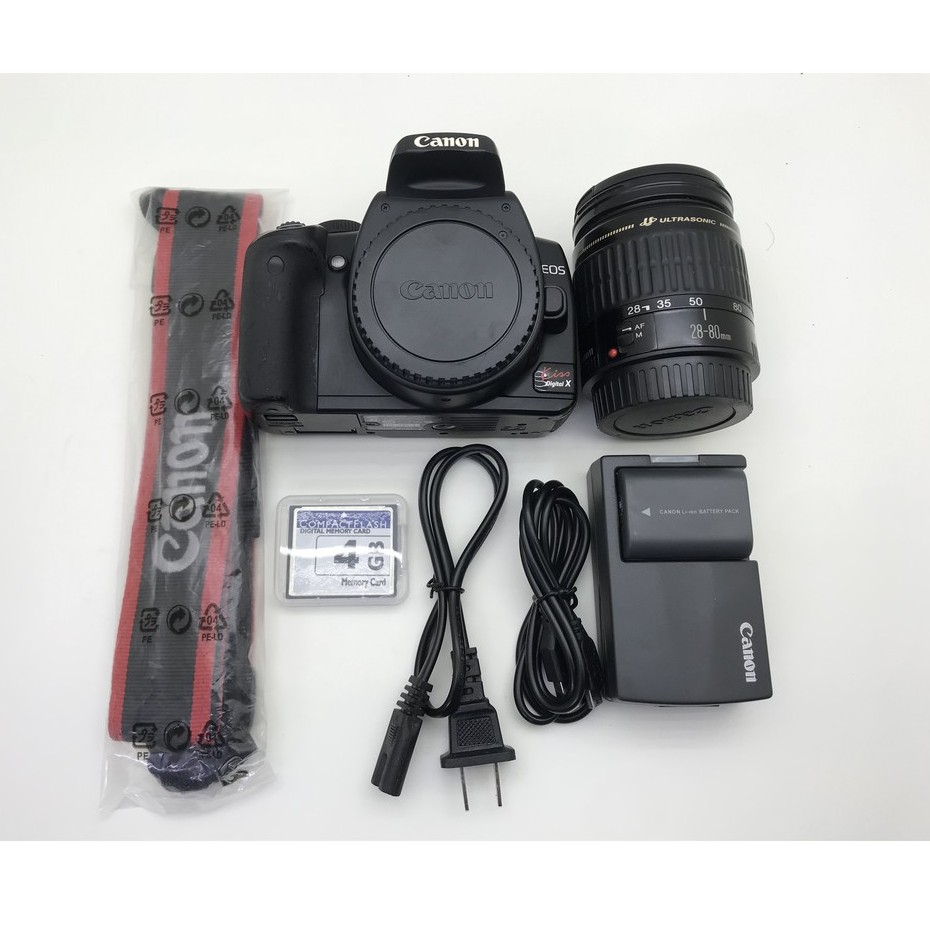 Bộ Máy Ảnh Canon EOS 400D (EOS Digital Rebel XTi / EOS Kiss Digital X) Kèm Lens 28-80 USM