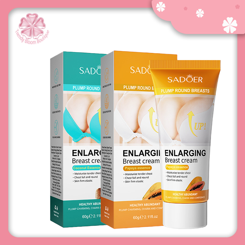 Kem nở ngực SADOER enlarging breast cream Papaya / Coconut essence 60g nở ngực