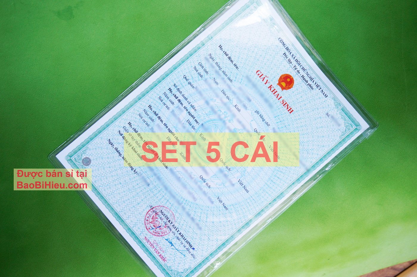 [A4] COMBO 5 Bao đựng ĐĂNG KÝ KẾT HÔN và giấy tờ khổ A4 5B167