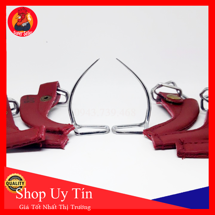 Cựa Gà Tre Thép Mỹ Gọng Lai Việt Hàng Chuẩn Đá Tiền Size 45