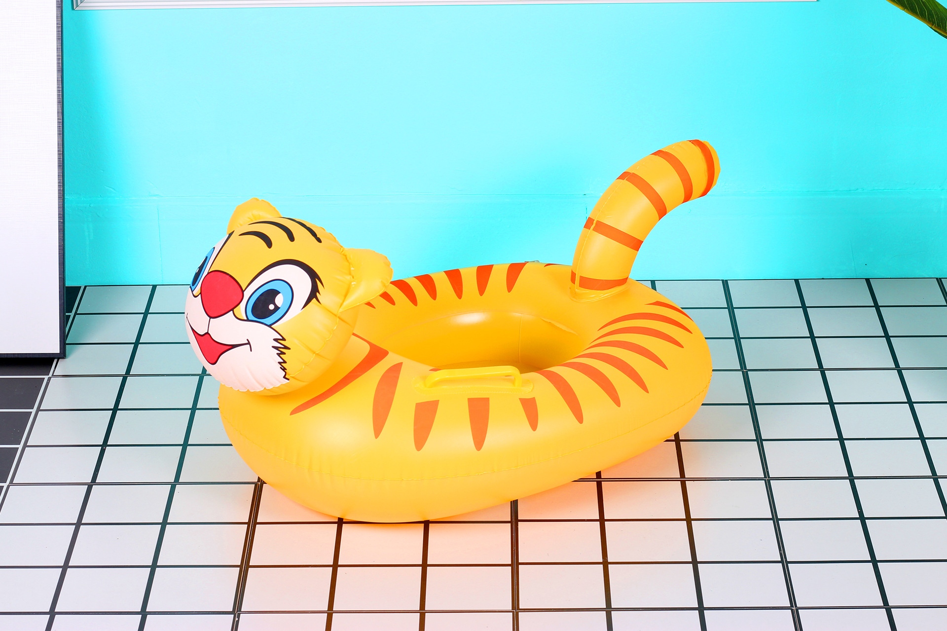 Phao bơi trẻ em vòng tròn hình thúchống lật chất liệu tốt PVC bền bỉ an toàn cho sức khỏe và môi trường