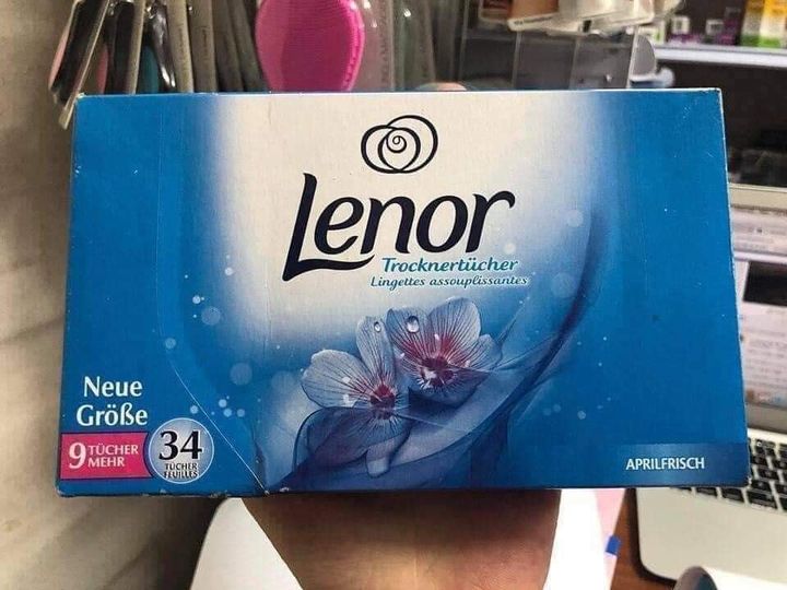 Giấy thơm để tủ quần áo lenor