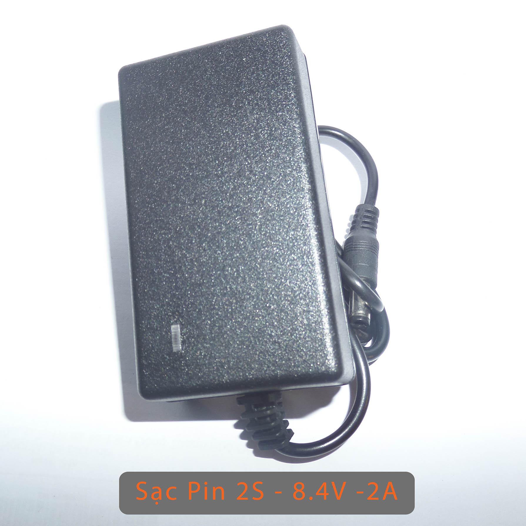 Adapter Sạc Pin 2S 8.4V - Chuyên sạc (pack) pin Li-ion 2S 7.4V 8.4V (2 cell/cặp cell nối tiếp).