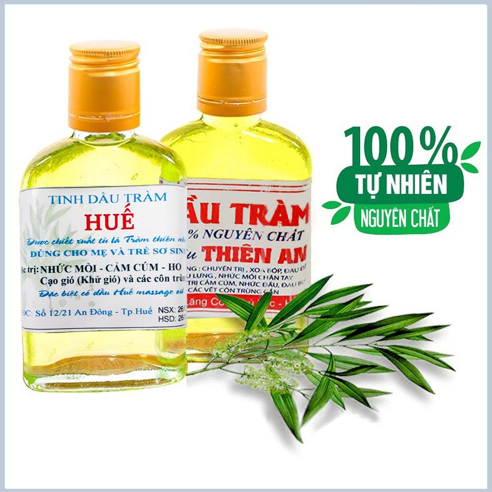 Tinh dầu tràm Huế nguyên chất loại 1 (100ml)