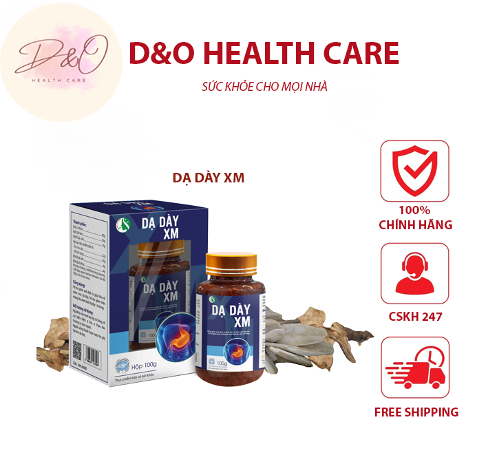 [Chính Hãng] Thực phẩm bảo vệ sức khỏe Dạ Dày XM - Hỗ Trợ  Viêm Loét Dạ Dày, Tá Tràng An Toàn, Hiệu Quả