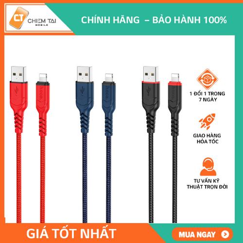 Cáp sạc lightning hoco x59 1m
