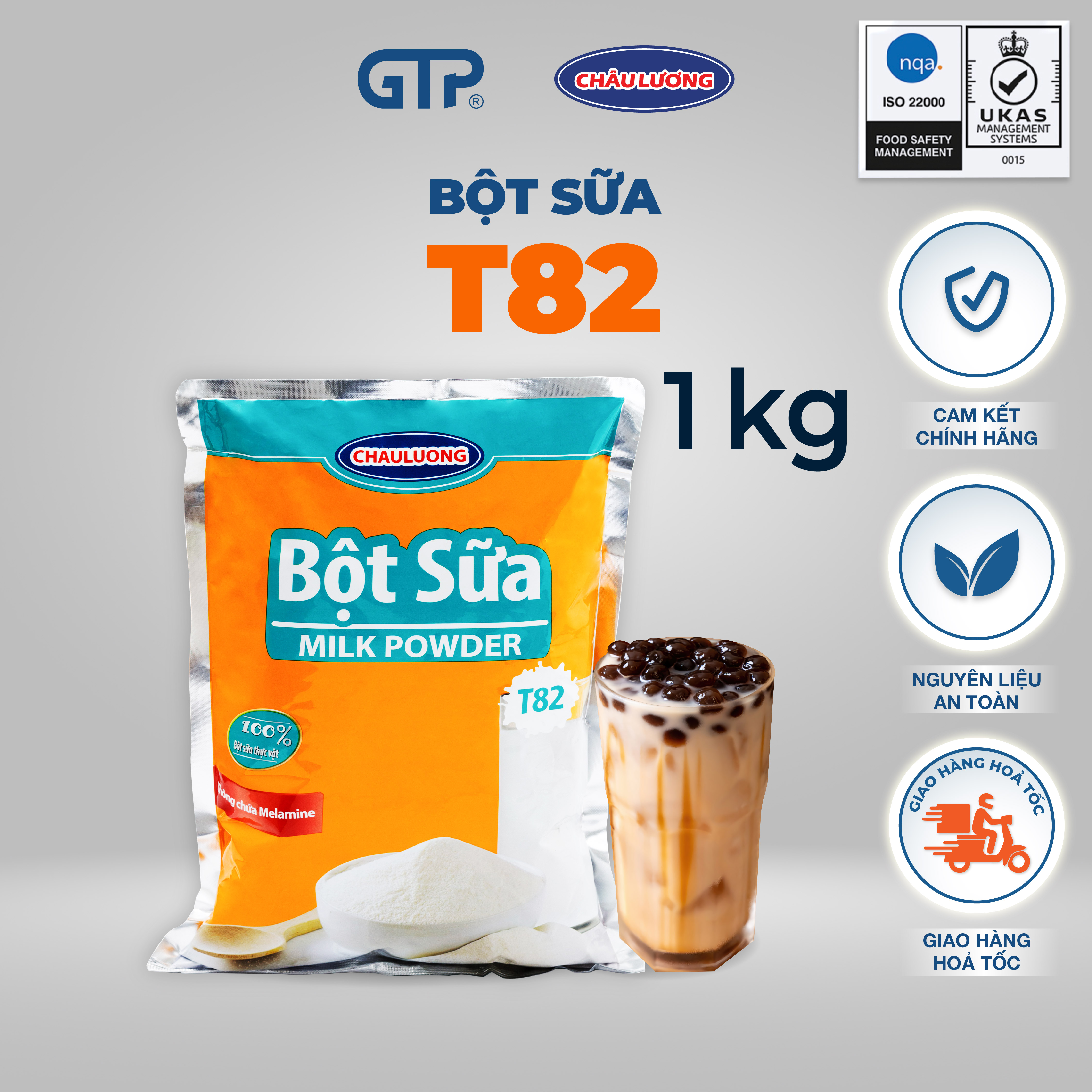 Bột Béo Pha Trà Sữa T82 (1Kg) Sữa Bột Béo Nấu Trà Sữa Nguyên Liệu Làm Trà Sữa Bột Sữa Nấu Trà Sữa (1kg)
