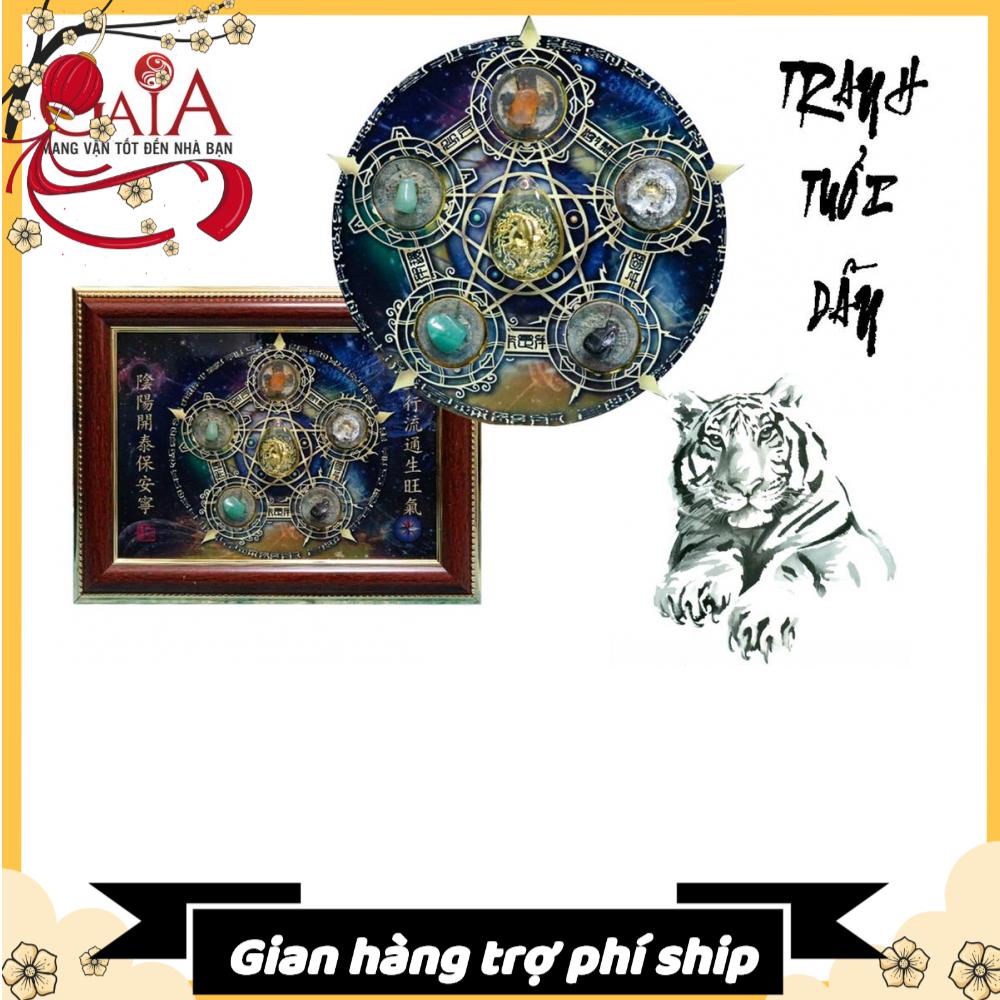 Tranh ngũ tinh pháp tuổi Dần, vật phẩm may mắn cho tuổi Dần