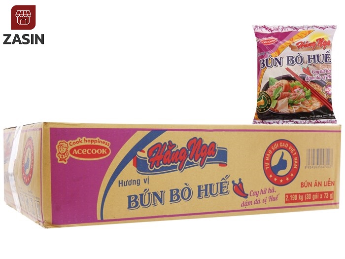 Gía sỉ 1 thùng bún bò huế hằng nga