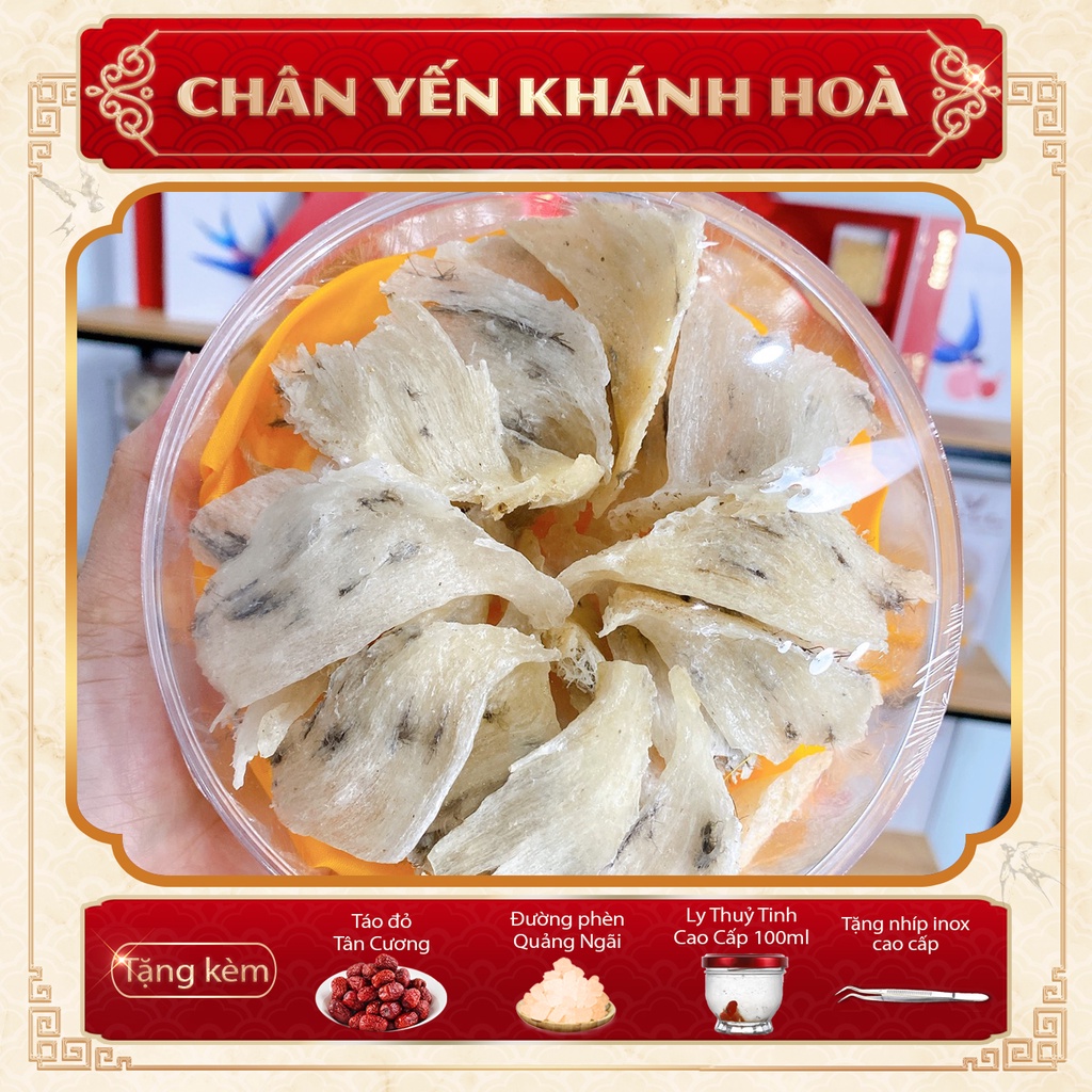 Yến sào khánh hoà - chân yến thô khánh hoà rất ít lông - chuyên yến biển - chân yến cực đẹp từ thương hiệu yến đảo ngọc