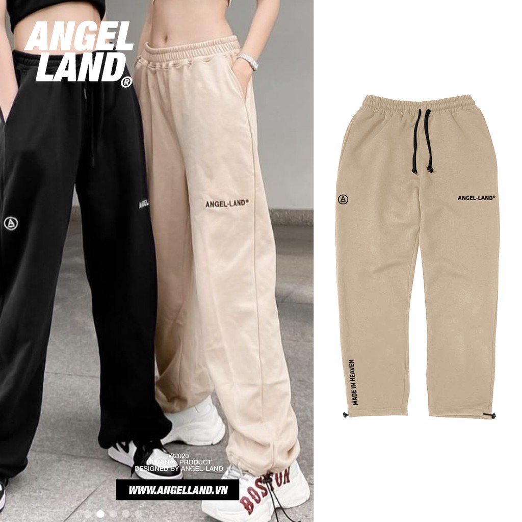 Quần Angel-Land Half Jogger- Black