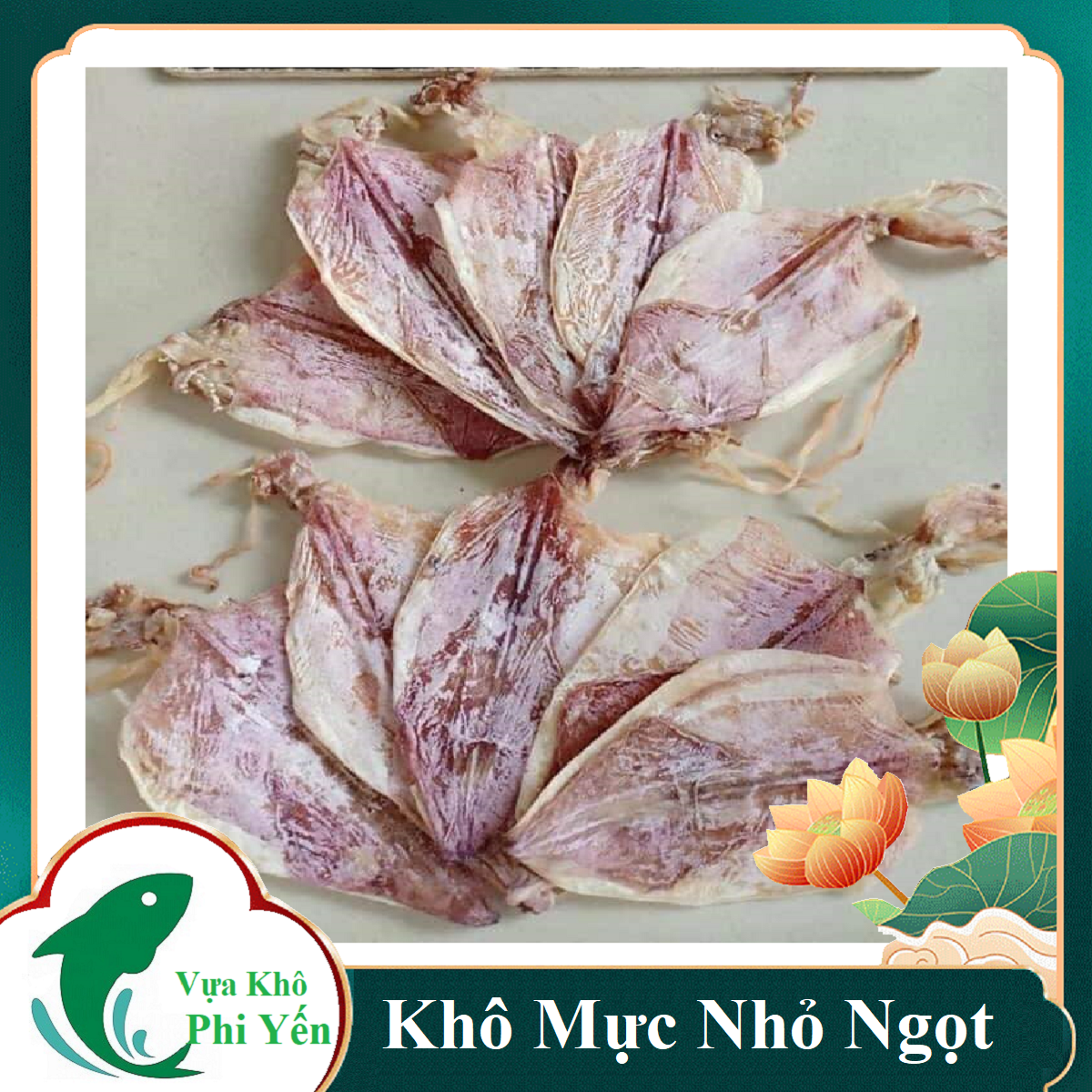 Khô mực ngon cực - khô mực mini- mực đồng tiền đặc sản cà mau