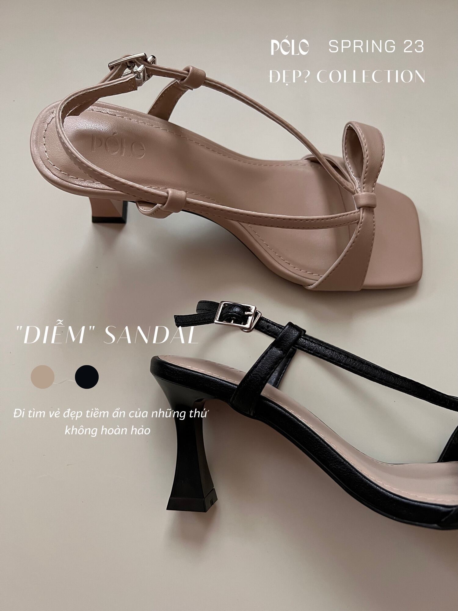 DIỄM giày sandals cao gót Sandals Pele - peleshoes