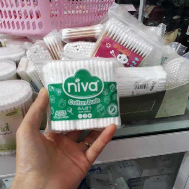 Tăm bông Niva 200 que, cam kết hàng đúng mô tả, chất lượng đảm bảo an toàn đến sức khỏe người sử dụng, đa dạng mẫu mã, màu sắc, kích cỡ
