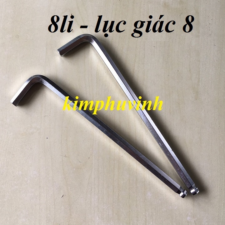 1 cái - KHÓA LỤC GIÁC - CẦN LỤC GIÁC 8LY -  8x200mm