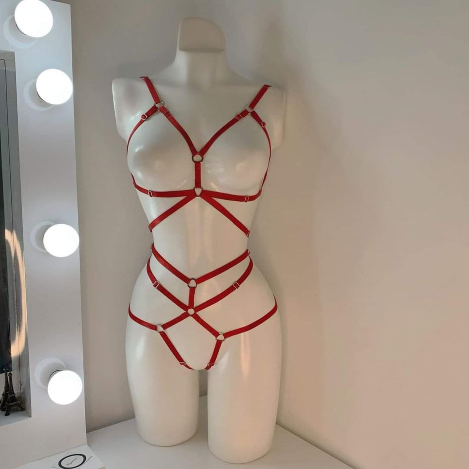 Bộ dây body harness sexy cosplay phòng ngủ