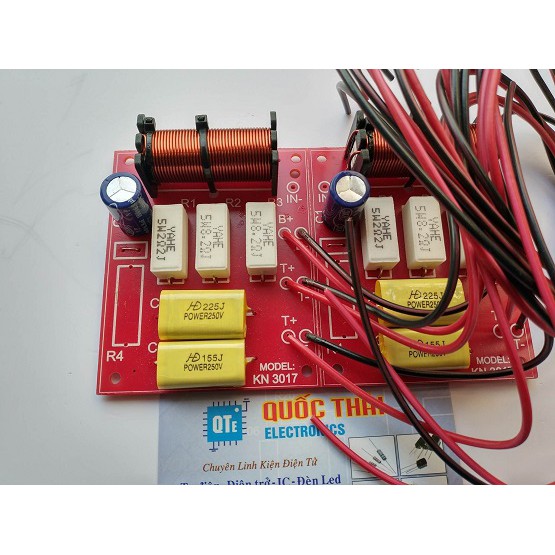 Board phân tần 2 đường tiếng công suất 250w
