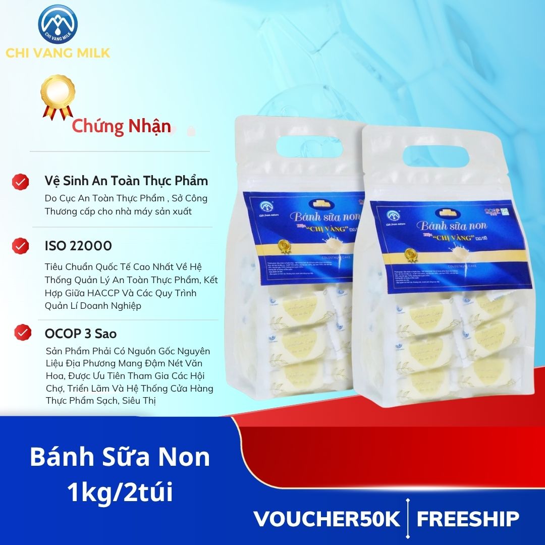 1kg Bánh Sữa Non - Tiêu Dùng Thông Minh