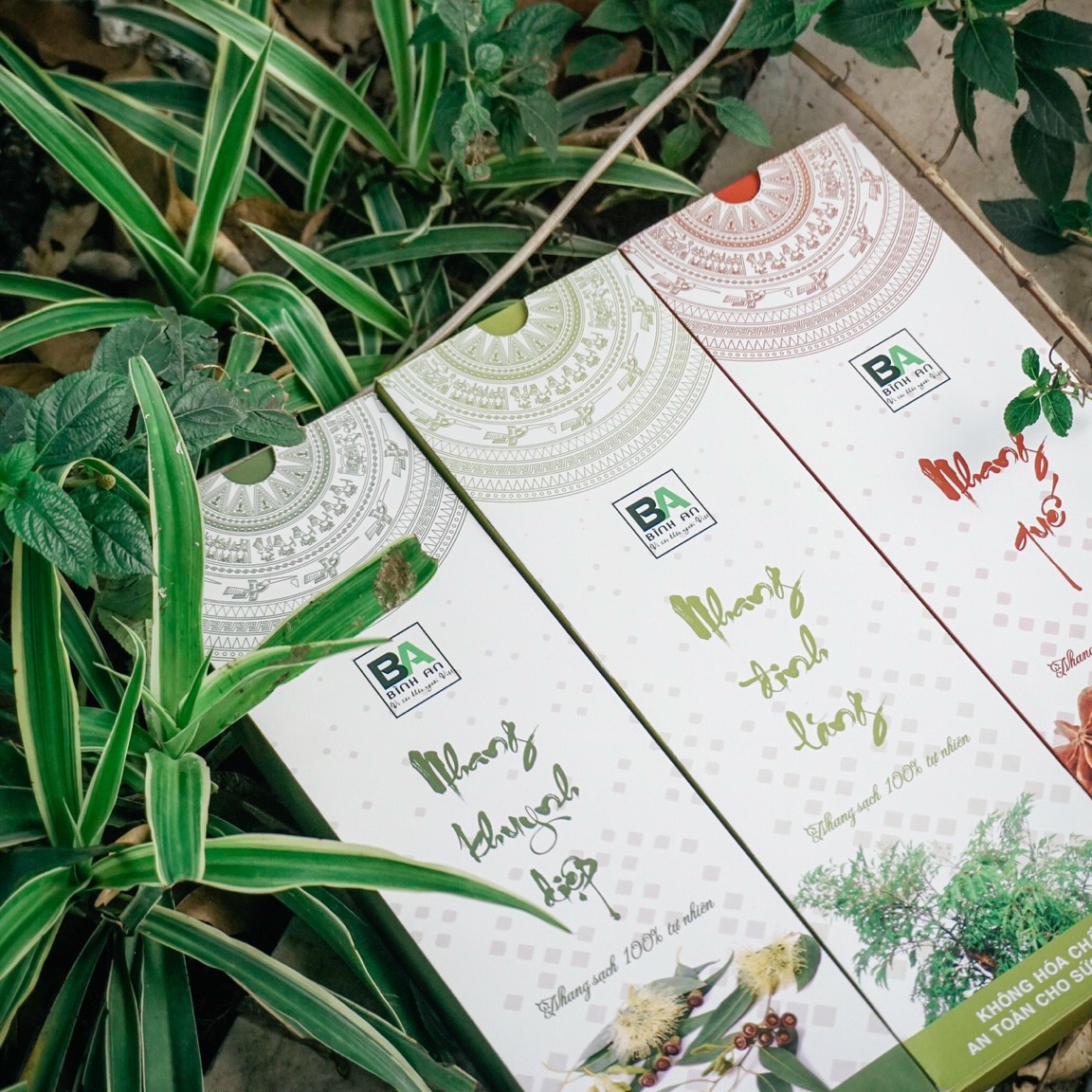 NHANG THẢO MỘC BÌNH AN --- 100% Nhang sạch Tự Nhiên - KHÔNG ĐẬU TÀN