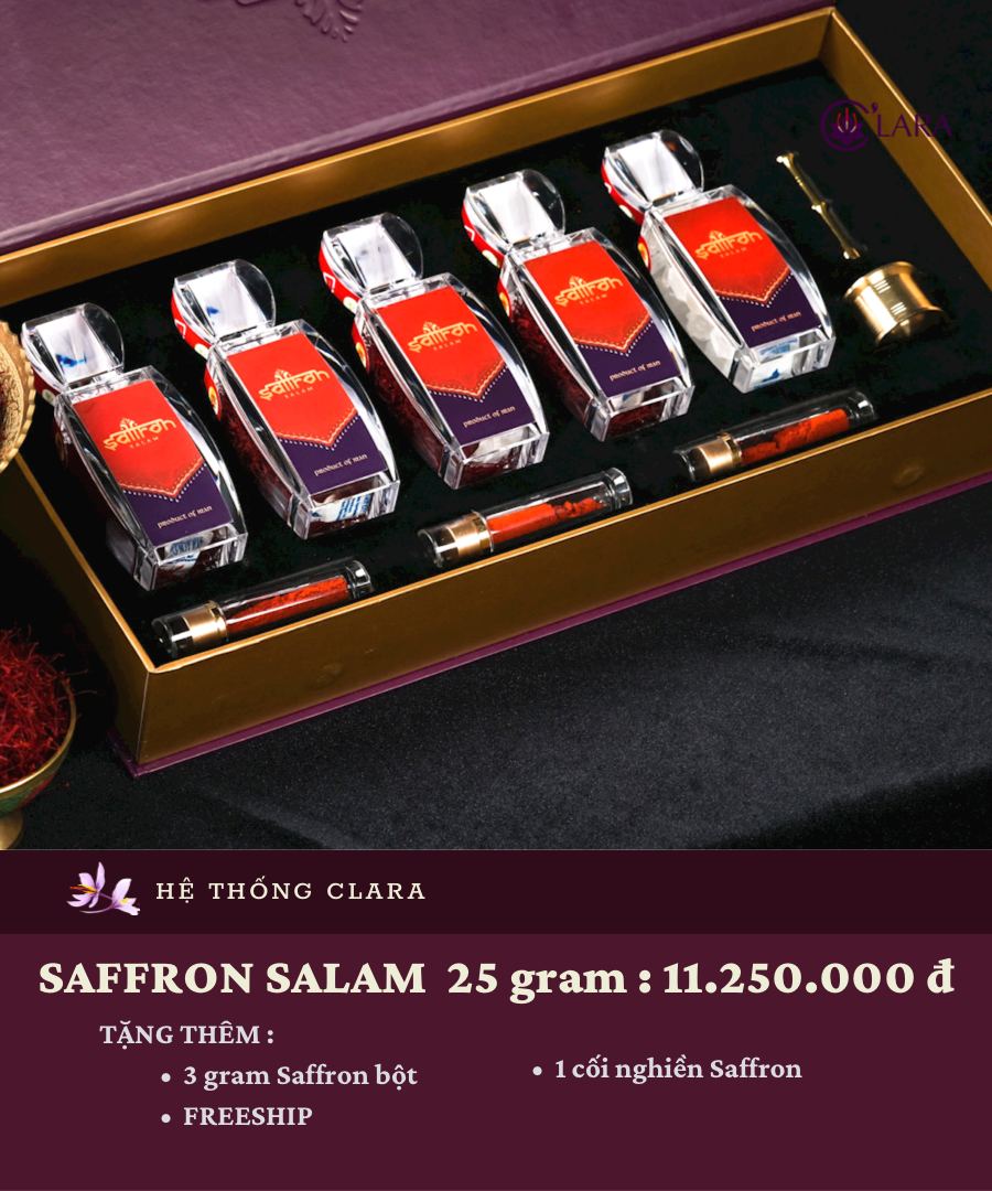 Set 25gr salam/ Nhụy Hoa Nghệ Tây Saffron SHYAM