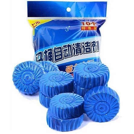 Freeship Combo 10 viên thả bồn cầu toilet diệt khuẩn
