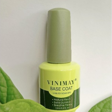 Chai sơn gel lót móng, Base coat Vinimay loại 15ml