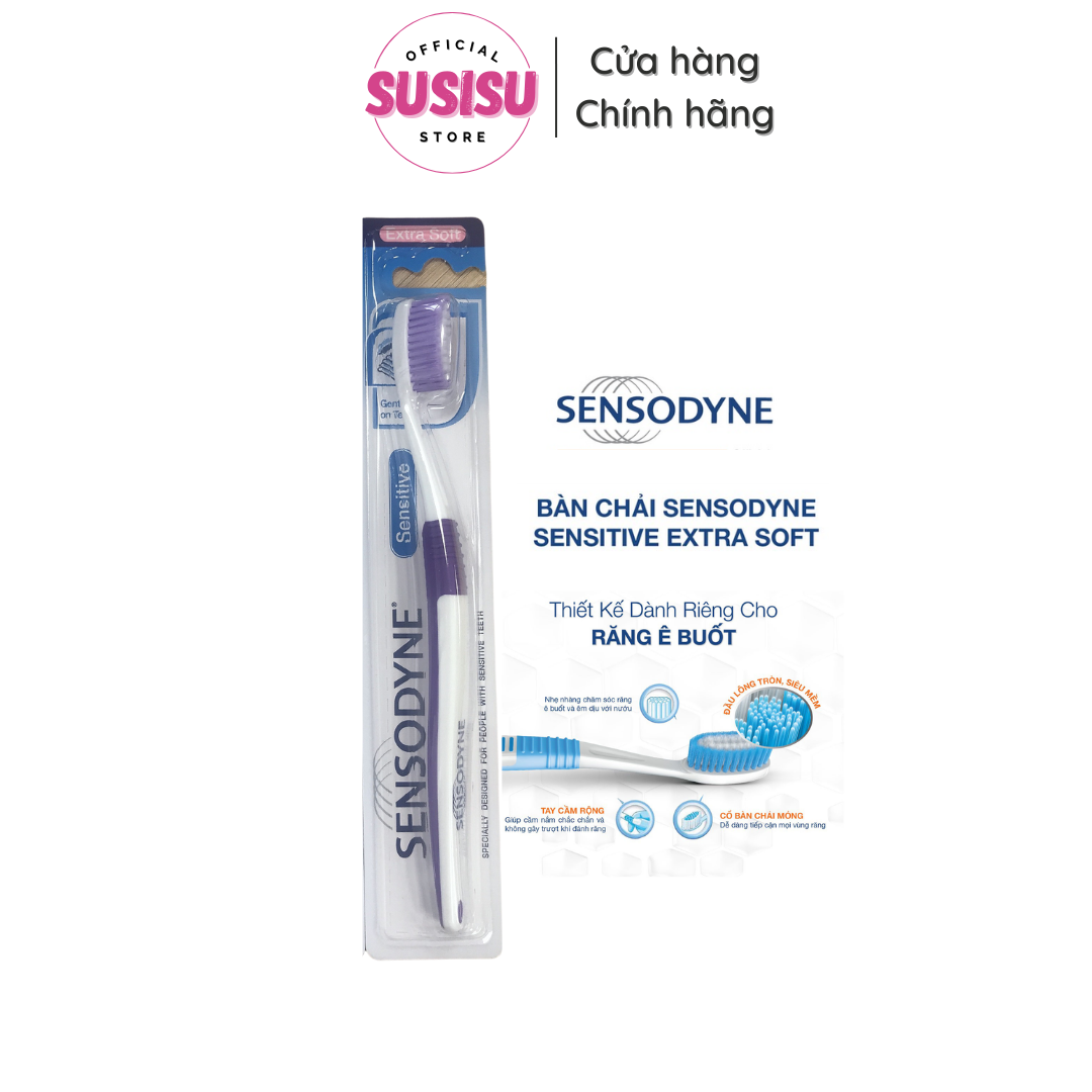 Bàn chải đánh răng chuyên dùng cho răng nhạy cảm sensodyne senstive extra soft