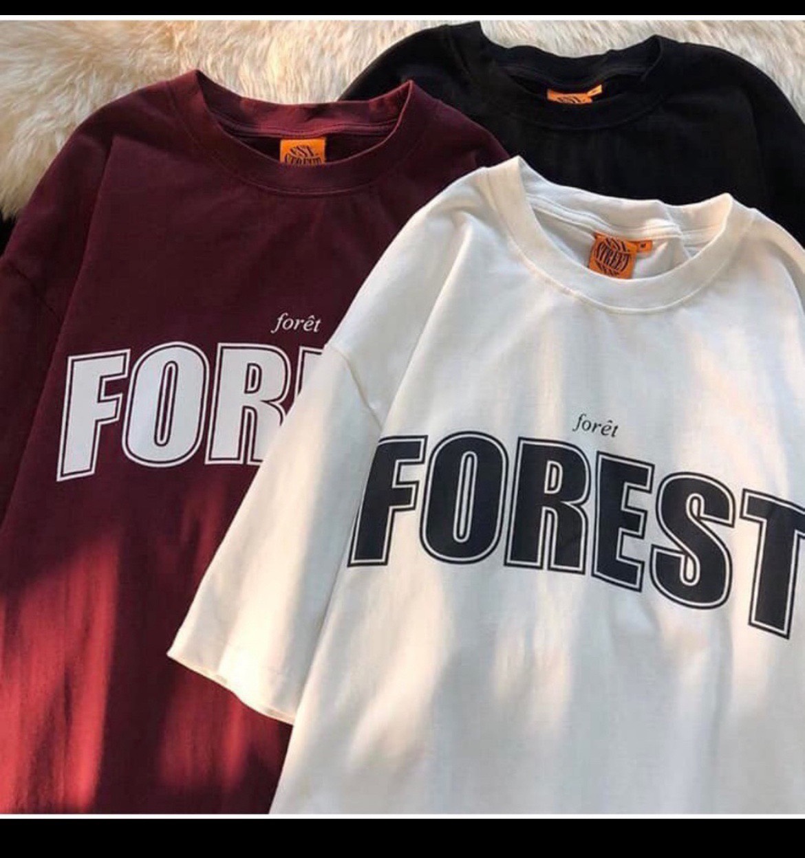 Áo thun phông forest tay lỡ form rộng thời trang unisex ullzang