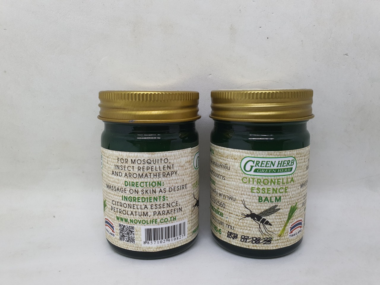 Dầu cù là green herb citronella balm hương sả đuổi muỗi hàng nội địa chính hãng thái lan 50g