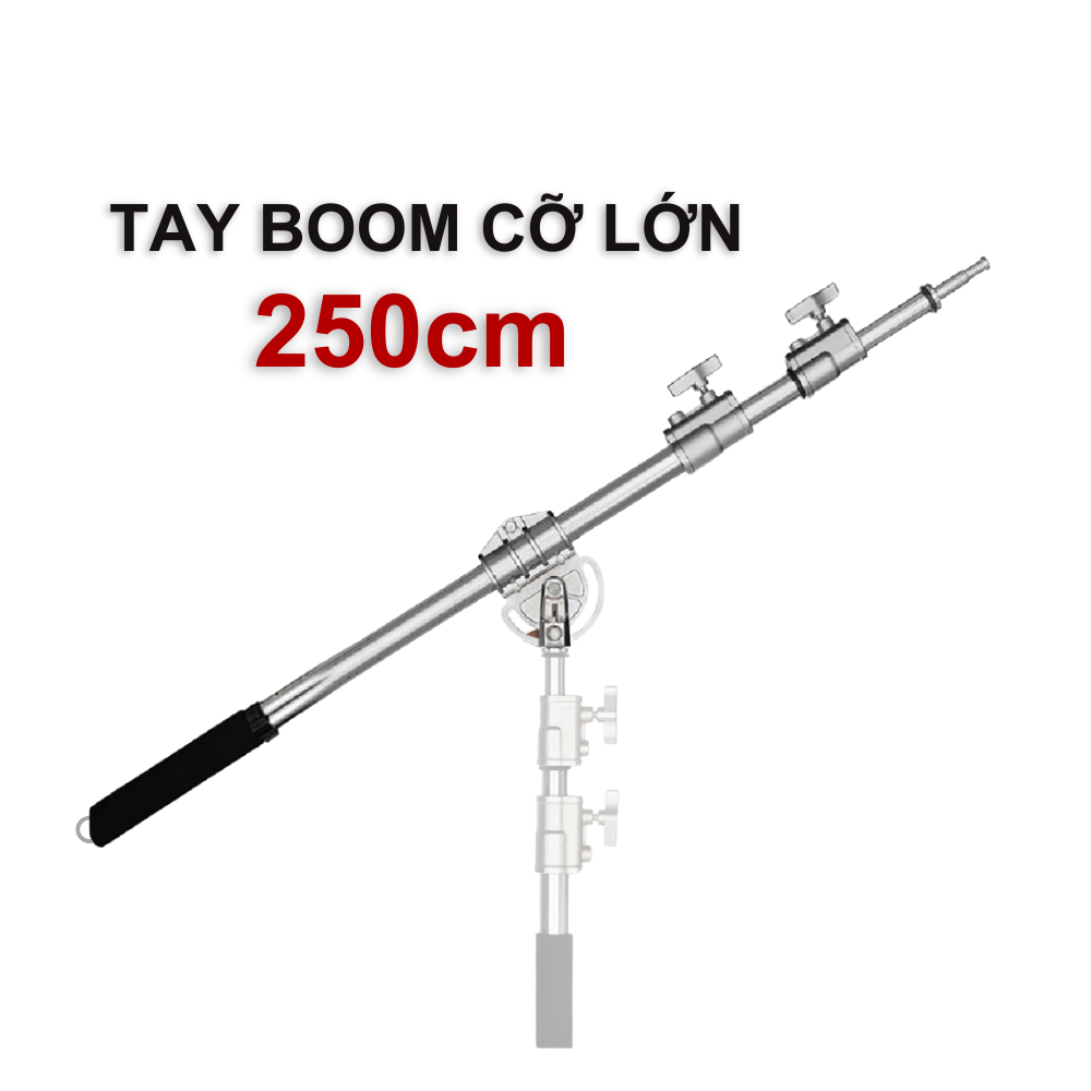 Tay boom treo đèn inox mf-01 chịu lực: 15-20kg