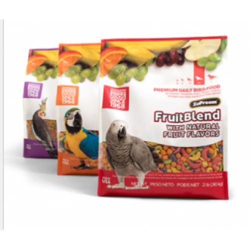 Thức ăn hạt ZuPreem FruitBlend bổ sung dinh dưỡng cho vẹt gói 1 kg