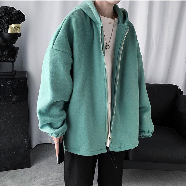 Áo Hoodie Thu Đông Form Rộng Dây Kéo Chất Liệu Thun Nỉ Cao Cấp phù hợp đi du lịch , đi học hot trend 2020