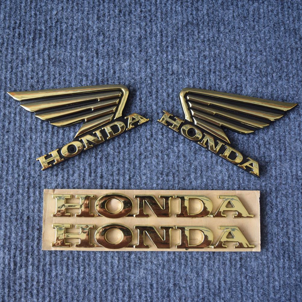 [HCM]Bộ COMBO Tem Cánh Chim HONDA VÀ CHỮ HONDA FULL (MÀU VÀNG)