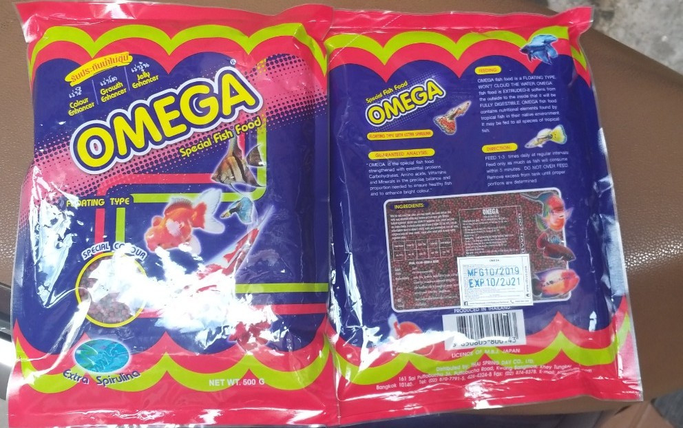 Thức Ăn cho Cá xuất xứ Nhật Bản, Ấn Độ nhiều size hạt cho cá cảnh các loại, GÓI 500G