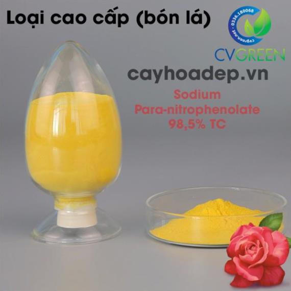 [HCM]Sodium Para-nitrophenolate 99% TC (kích thích hấp thụ phân bón) tan trong nước gói 100gram