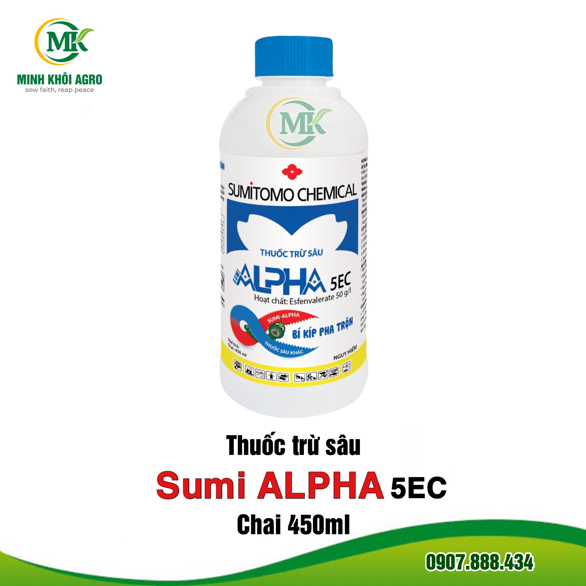 Thuốc trừ sâu sumi alpha 5ec - chai 450ml