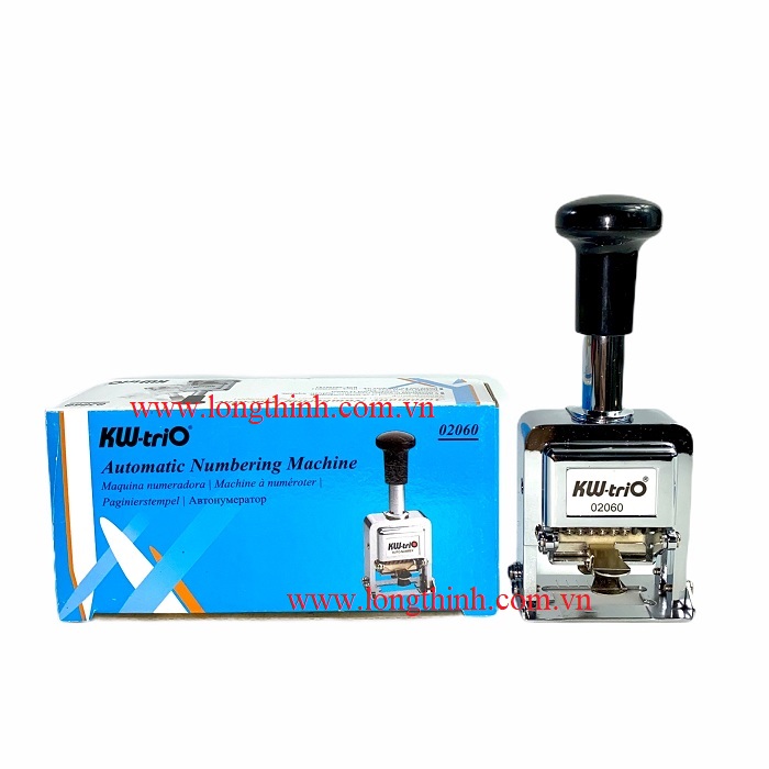 Máy đóng số nhảy tự động 6 số kw-trio 02060