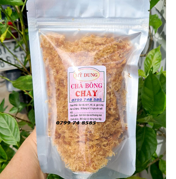 Chà bông chay 200gr nhà làm