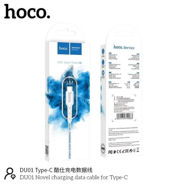 Dây cáp sạc nhanh typec hoco du01