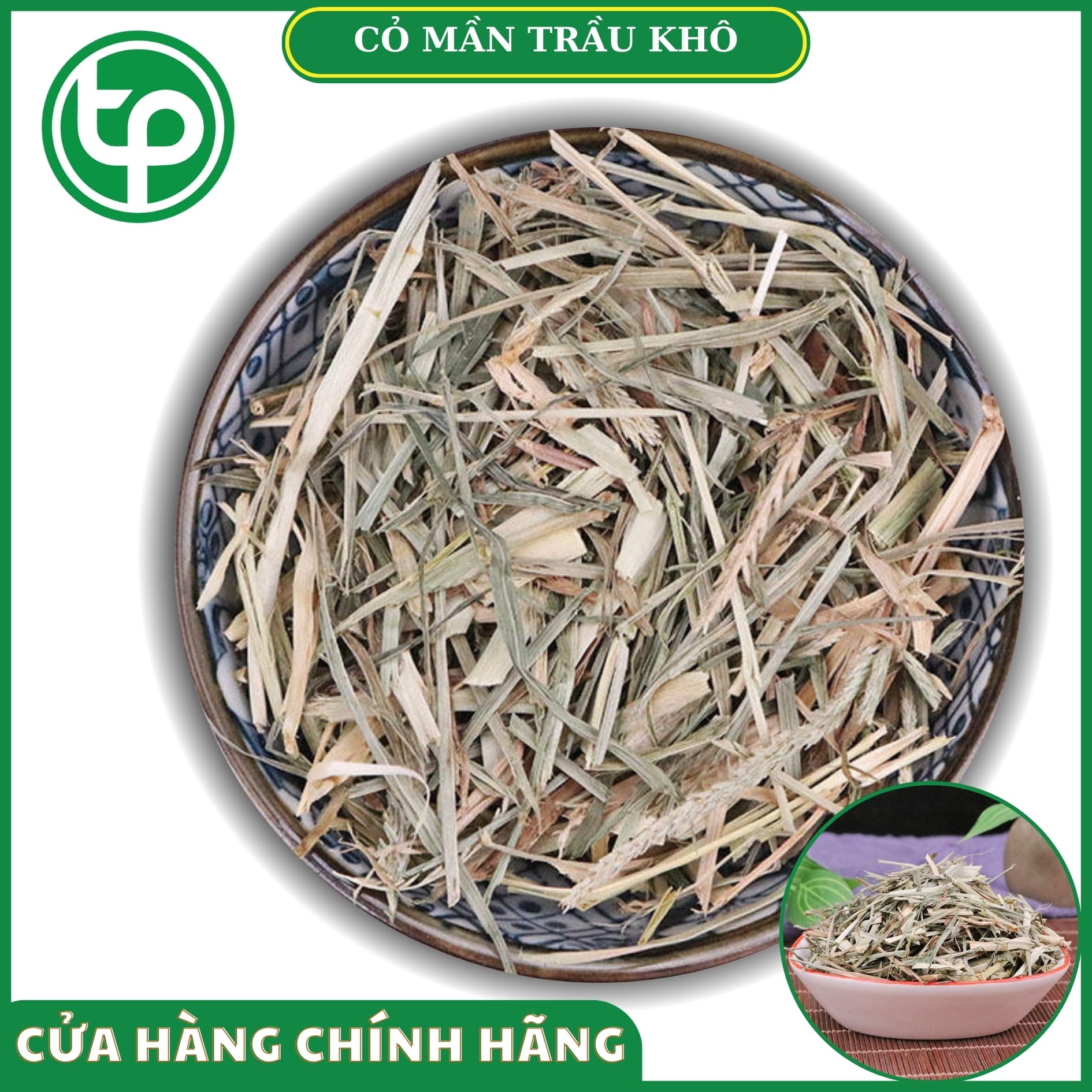 Cỏ mần trầu sấy khô Tấn Phát