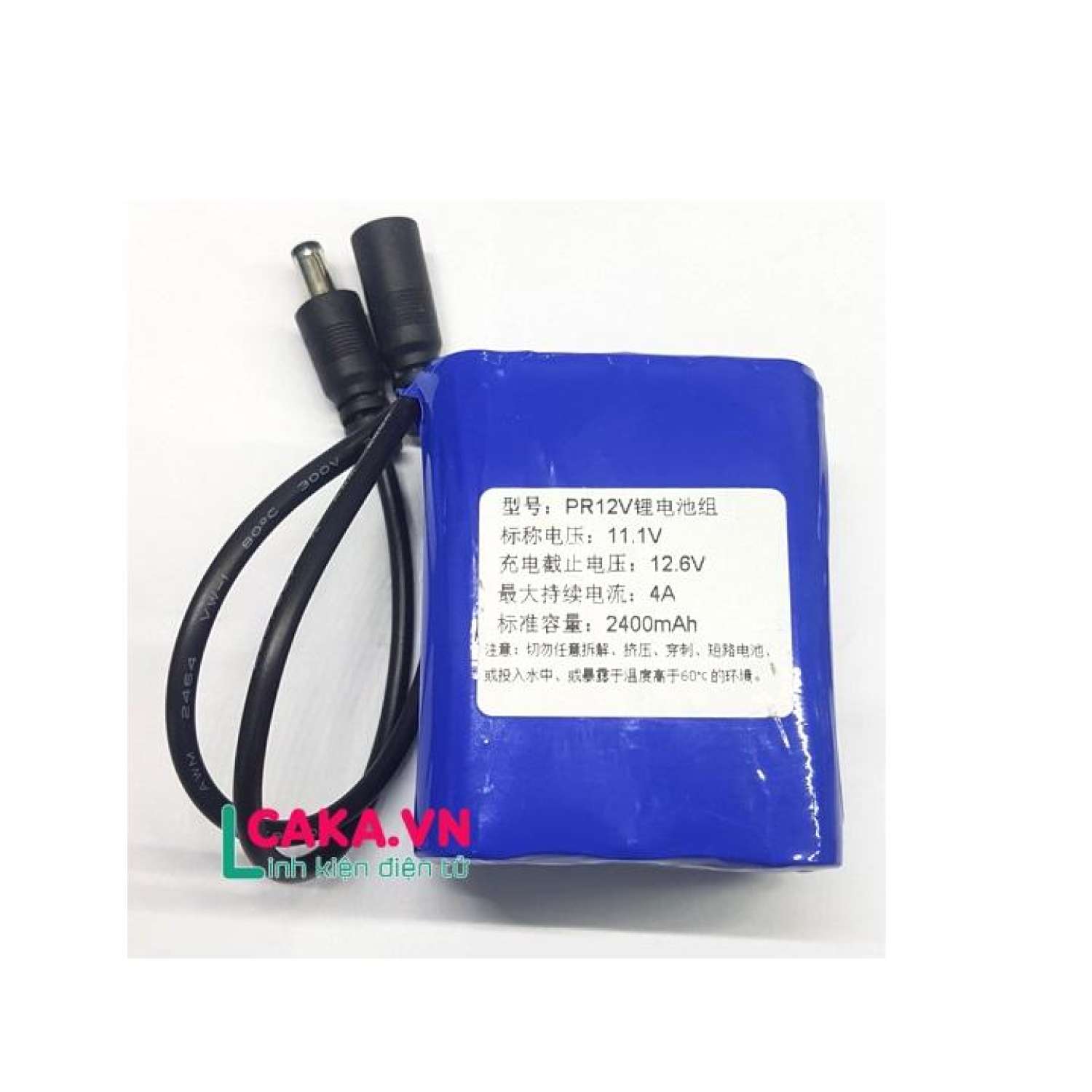 Khối pin 3s lithium ion 12v 4ah 2400mah pin 3s